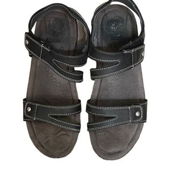 Khombu Shoes - Khombu Women's‎ Ava Sport Outdoor Sandals Cushion Ankle Strap Black Size 8